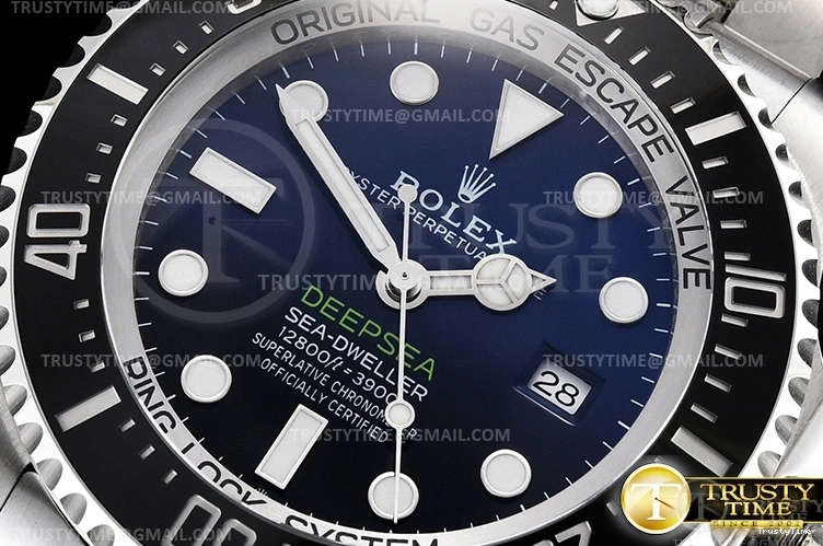 0509 Colorful ROLSD097A – Deep Sea Dweller Blue 126660 904L SS Noob V10 A 1019